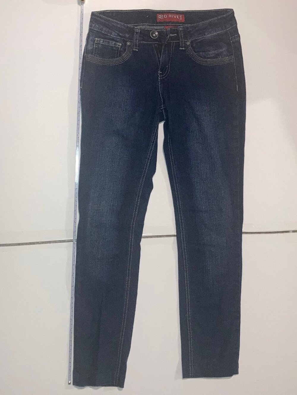 Red Rivet Skinny Jeans Women's Juniors' Size 3